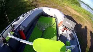 Погрузка лодки на багажник