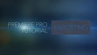 Export Video from Premiere Pro. Choose h.264, mp4, ProRes, DNxHD, DNxHR and many other formats.