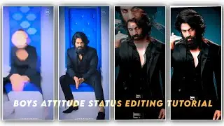 Boys Attitude status editing tutorial|| Alite Motion Editing tutorial in Kannada||