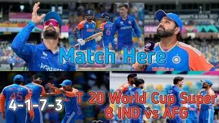 47 রানে জয় ভারতের। সুপার 8 এই ম্যাচের হিরো! IND vs AFG।।T20 World Cup Super 8 Match Highlights।।