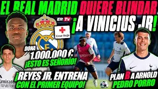 ✅ ¡NOTICIÓN! EL REAL MADRID QUIERE ASEGURARSE TODA la CARRERA DEPORTIVA de VINICIUS JR y HACE BIEN