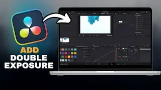 How To Add DOUBLE EXPOSURE Effects In Davinci Resolve in SECONDS!
