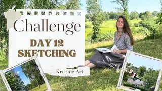Landscape Challenge Day 12 🌳 Sketching Outside
