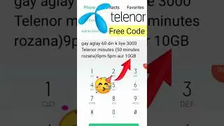 How to Get 10GB Data Telenor Free Internet 