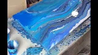 #98 That's a lot of blue! I hat to break it up