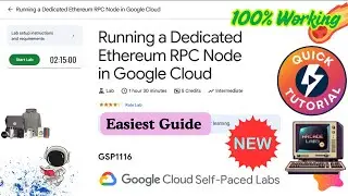 {NEW} Running a Dedicated Ethereum RPC Node in Google Cloud  | 