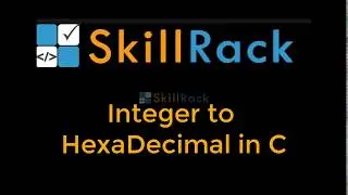 How to convert an Integer to HexaDecimal in C