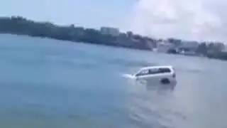 How the car sunk at Likoni Ferry