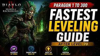 Diablo 4 Season 13 FASTEST Paragon 1 to 300 Leveling Guide, Lord of Hatred