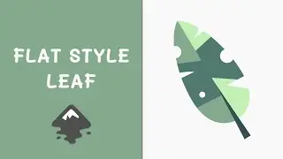 Inkscape SVG Tutorial - How to Draw a Flat Design Leaf 2023