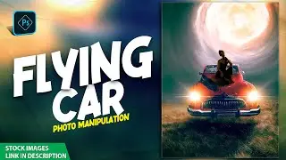 Flying Car Manipulation in Photoshop l Photo Manipulation Photoshop Tutorial l Jabbar Awan
