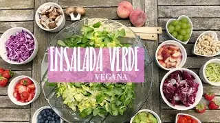 Ensalada verde vegana ♡ Mi favorita!!!