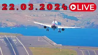 LIVE WIND ACTION From Madeira Island Airport 22.03.2024