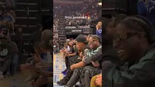 Ja Morant got all the Memphis rappers coming to his games 🔥