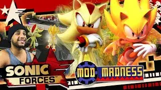 Sonic Forces (PC 4K 60FPS) SUPER SONIC & SUPER SHADOW TAG TEAM - Mod Madness