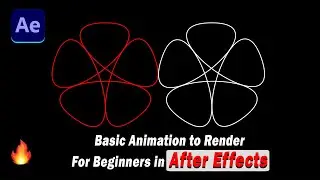 Start Basic Animation For Absolute Beginners in AFTER EFFECTS🔥Project to Render in After Effects✅