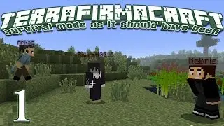 Terrafirmacraft Reloaded - E01 - Our Little Hut (Minecraft)