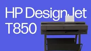 Apresentando a impressora HP DesignJet T850 | Impressoras técnicas de grande formato DesignJet | HP