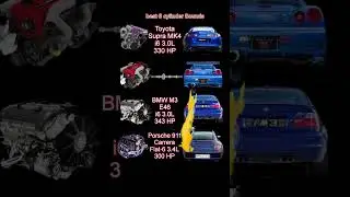Toyota Supra MK4 vs Nissan Skyline R34 GTR vs BMW M3 E46 vs Porsche 911 996 Carrera 