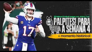 🔮   ¡PALPITES! da Semana 4 da NFL '23 +5 histórias para ficar de olho