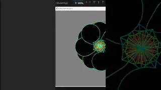 Multi Color circle shape program python #turtle #python #g #coding #c #c++ #java #shapes #lahore