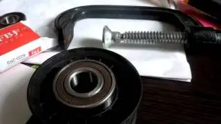 замена подшипника в ролике натяжителя форд мондео 3