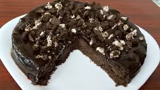 No Bake Oreo Truffle Cake
