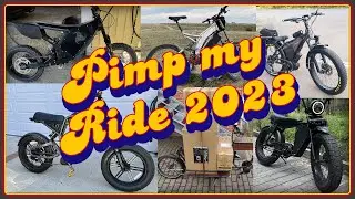 Pimp my Ride 2023 - Showcasing ebikes submitted by Discord members in 2023