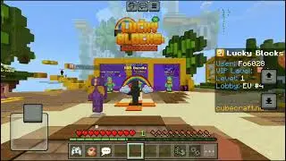 LuckyBlocky and survived in Minecraft