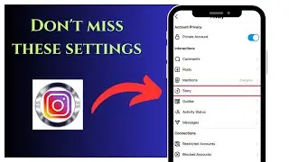 4 Instagram settings You must know | Secret Story instagram settings