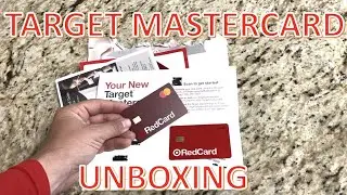 Target RedCard - Mastercard Unboxing