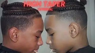HIGH TAPER HAIRCUT TUTORIAL!!