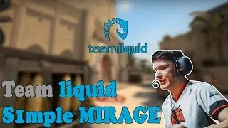 Team Liquid s1mple playing CS:GO Faceit on mirage (twitch stream)