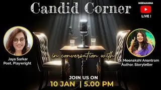 Candid corner | Jaya Sarkar in conv. with Meenamma | 1st Anniversary Special | 10 JAN - 5.00 PM SY