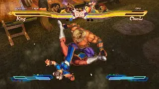 【SFTK】King&Hugo VS Chun-Li&Cammy—Intense Fight！