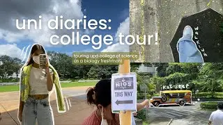 uni diaries 🔆 college of science tour at upd 💚❤️ | furanshinu