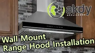 AKDY Wall-mount Range Hood Installation A