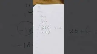 Negative numbers