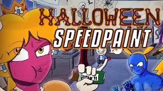 "Haunted Selfie" | Halloween Speedpaint 2019