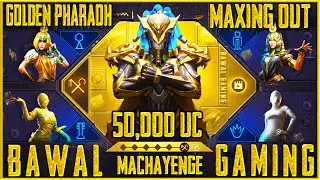$50000 UC | GOLDEN PHARAOH X-SUIT CRATE OPENING | RANDOM UC GIVEAWAY | PUBG MOBILE 2020