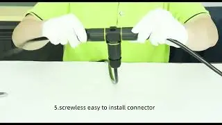 The guide of T-type waterproof connector wiring tutorial EW-P25T