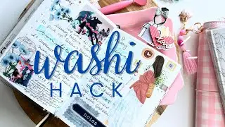 the BEST way to use washi tape…