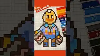 Как рисовать по клеткам Pixel Art  Sam Beawl Stars Drawing Pixel Stars How to Drwas Easy