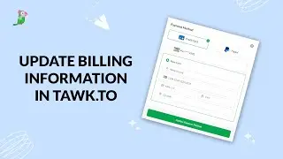 Update billing information in tawk to