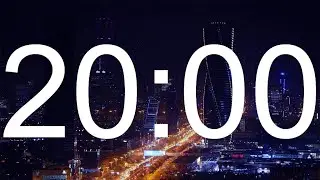 20 MIN TIMER - Saudi Arabia City At Night