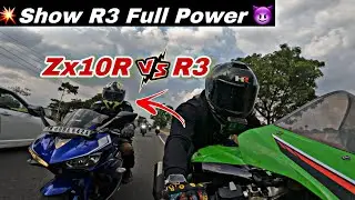 💥 Show R3 Full Power 😈 | part 05 | Zx10R V/S R3 | HR 🔥