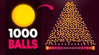 I DROPPED 1,000 BALLS ON PLINKO and...
