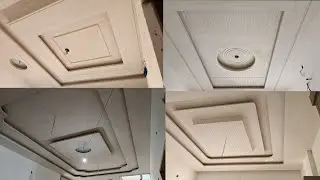 False Ceiling Design For Living Room With Two Fans ❤️ Nagesh Pop Design