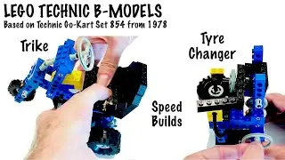 Lego Technic Go-Kart 854 B-Models - Speed Builds & Motorisation