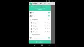 How to delete a category